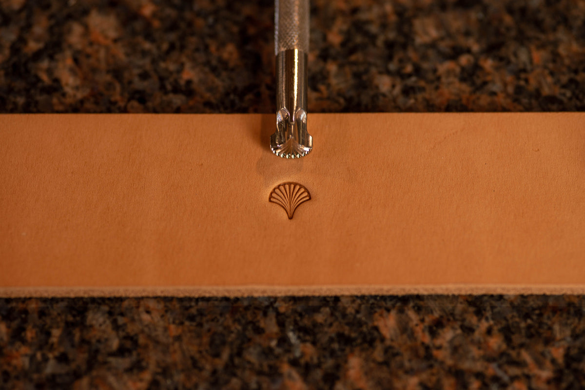 Barry King 1 Petal Shell Burst Stamp Alden Leather Supply LLC