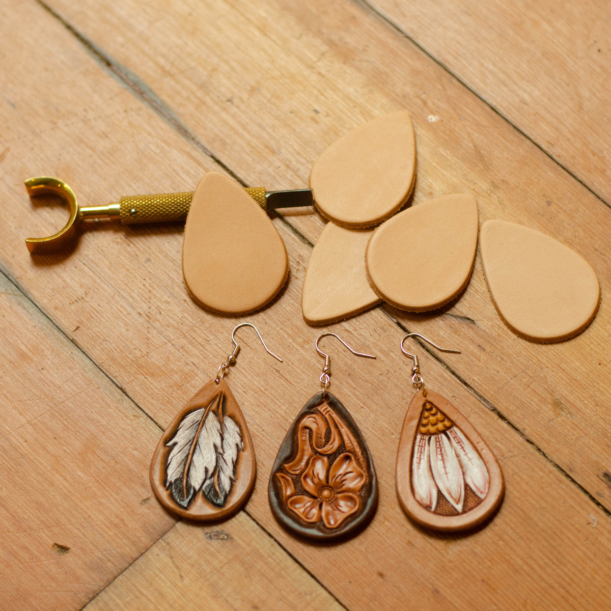 Tear Drop Earring Kit - Weaver Leather Supply