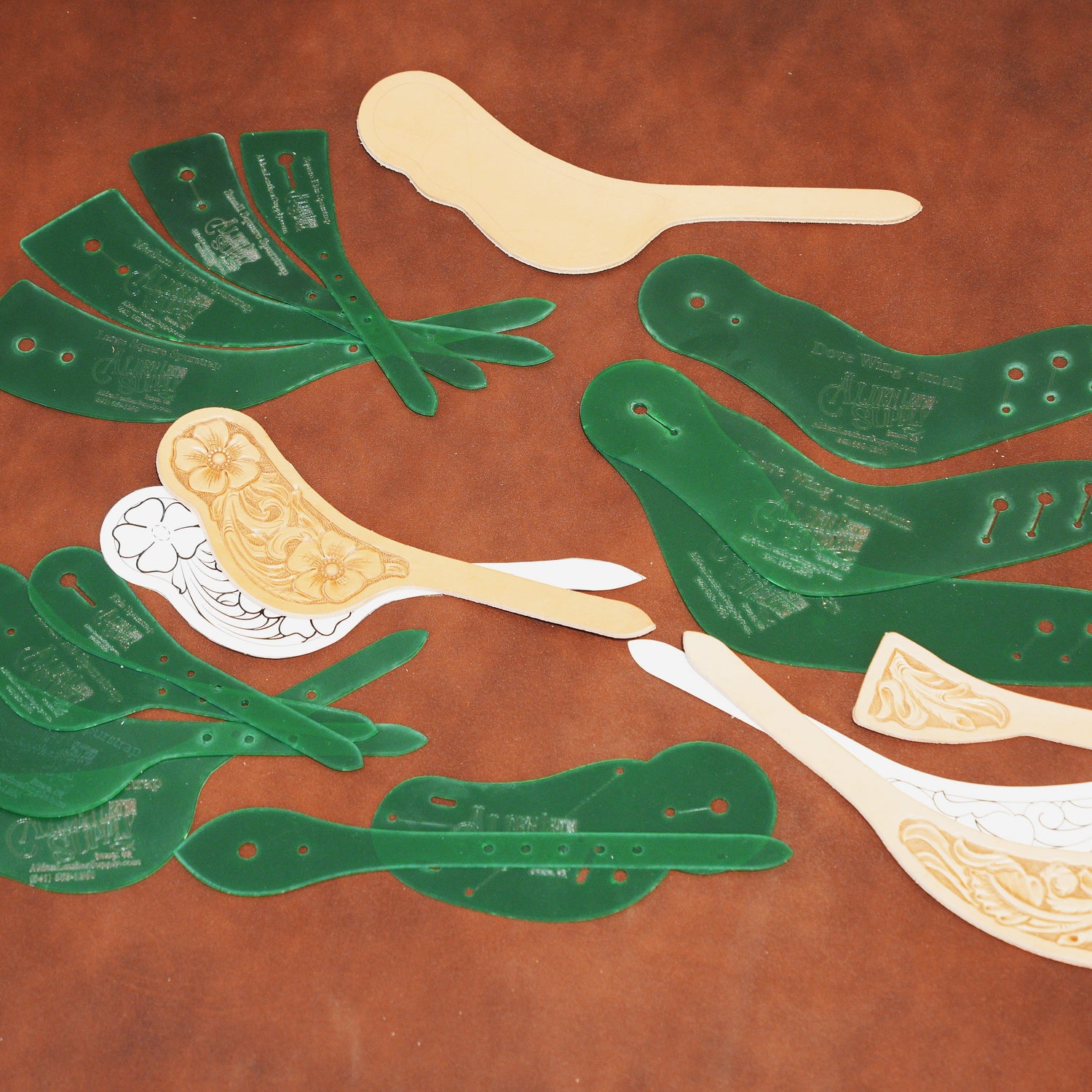 Spur Strap Templates and Patterns