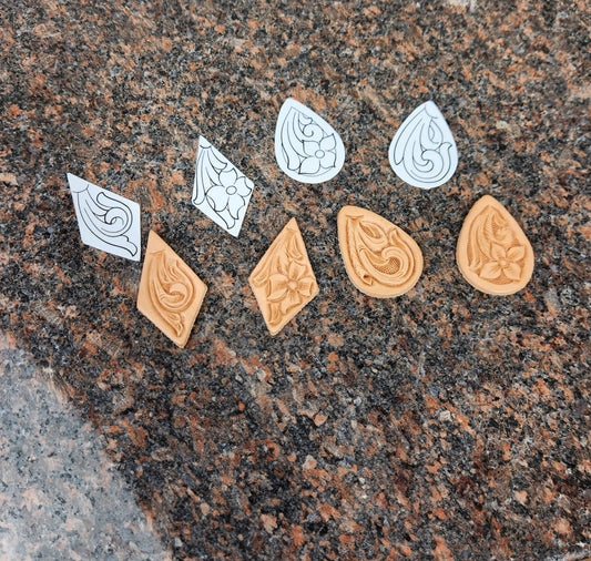 March Floral Earring Patterns