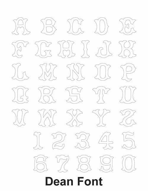 Letter Stencils