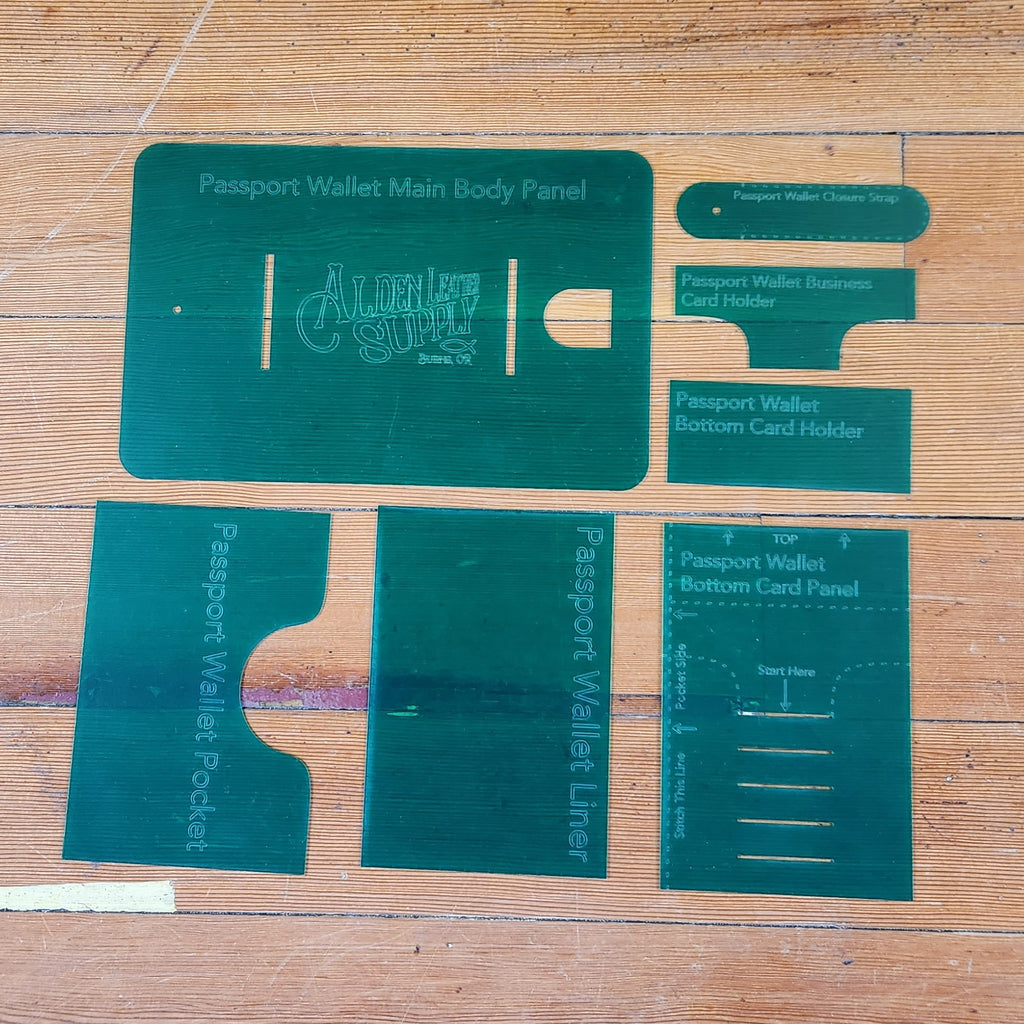 Passport Wallet Pattern Alden Leather Supply LLC passport-wallet-pattern-alden-leather-supply-llc