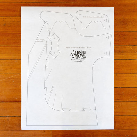 Kids Rodeo Chap Pattern – Alden Leather Supply LLC