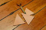 Triangle Leather Earring Blanks