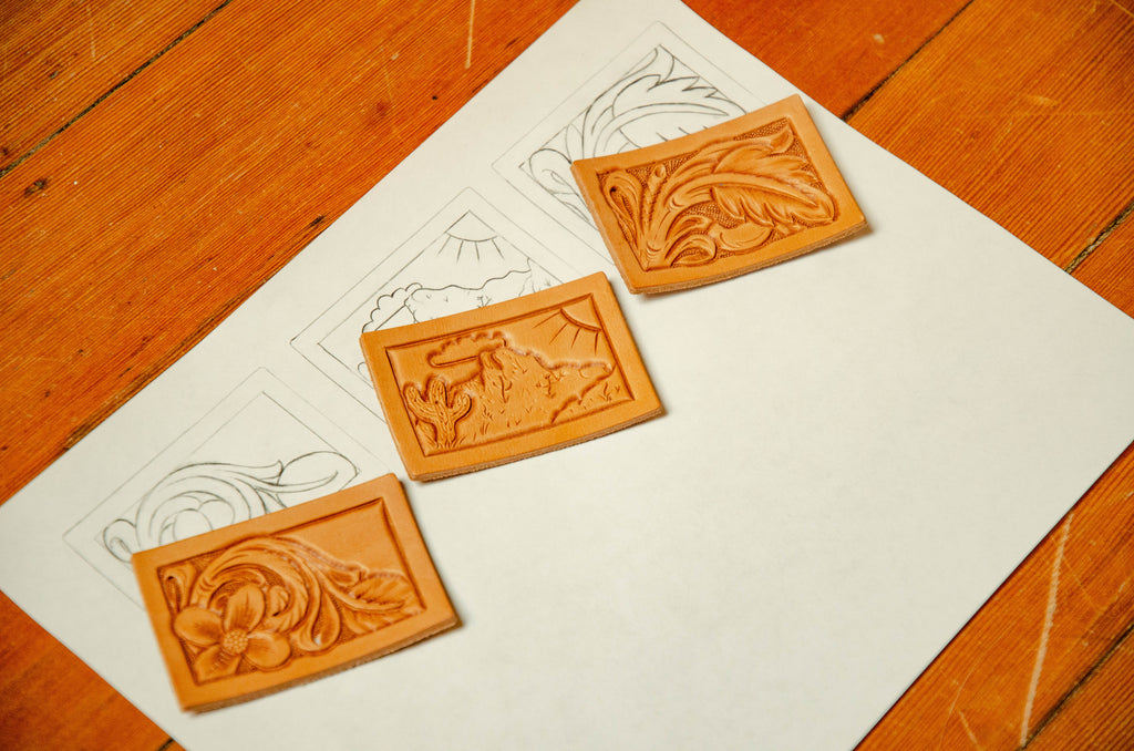 Leather Hat Patch Tooling Pattern Alden Leather Supply LLC