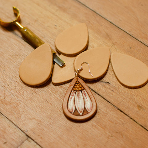 Tear Drop Leather Earring Blanks – Alden Leather Supply LLC